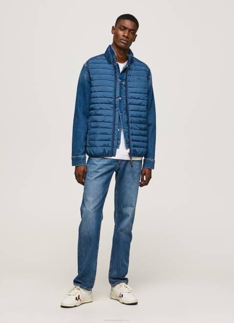 Pepe Jeans Zip Fastened Padded Waistcoat Men Jarman Z22X844