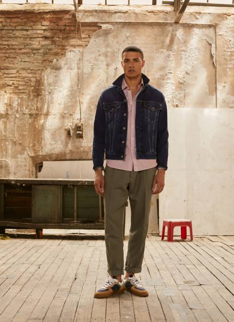 Pepe Jeans Arrow Relaxed Fit Chino Pants Men Casting Z22X1108