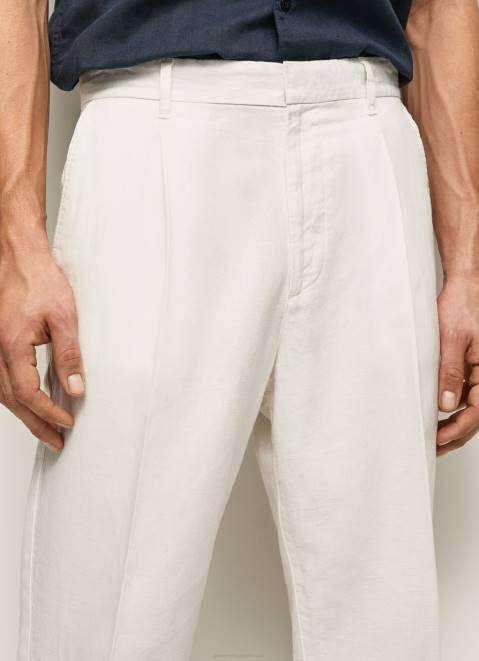 Pepe Jeans Arrow Relaxed Fit Chino Pants Men Ivory Z22X1102