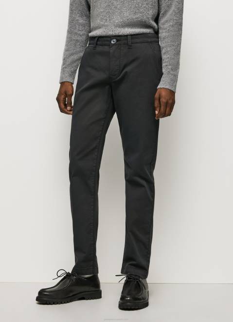 Pepe Jeans Charly Chino Trousers Men Black Z22X1107