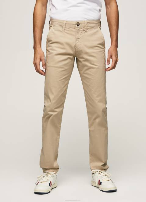 Pepe Jeans Charly Slim Fit Chino Pants Men Malt Z22X1119