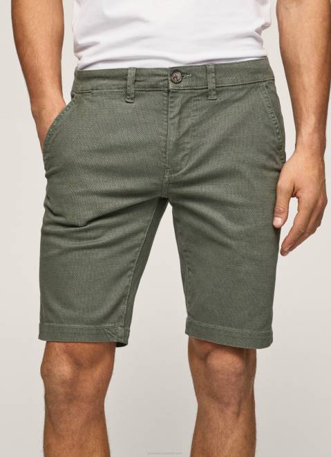 Pepe Jeans Charly Slim Fit Chino Shorts Men Casting Z22X1130
