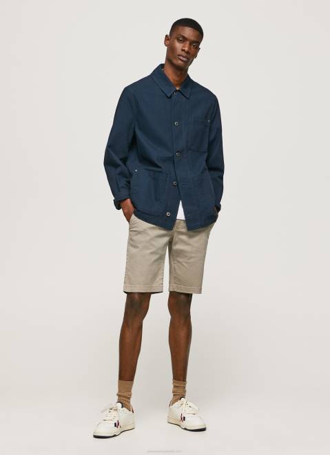 Pepe Jeans Charly Slim Fit Chino Shorts Men Malt Z22X1131