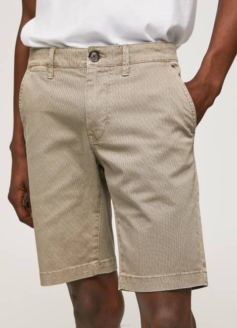 Pepe Jeans Charly Slim Fit Chino Shorts Men Malt Z22X1131