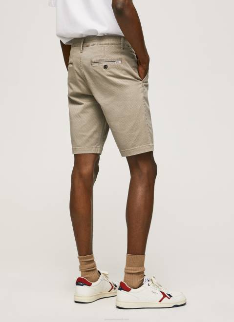 Pepe Jeans Charly Slim Fit Chino Shorts Men Malt Z22X1131