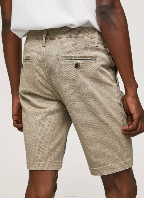 Pepe Jeans Charly Slim Fit Chino Shorts Men Malt Z22X1131