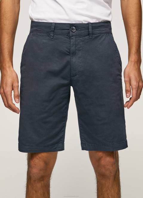 Pepe Jeans Cotton Chino Shorts Men Dulwich Z22X1134