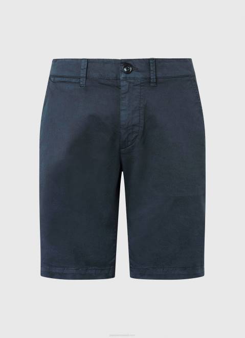 Pepe Jeans Cotton Chino Shorts Men Dulwich Z22X1134