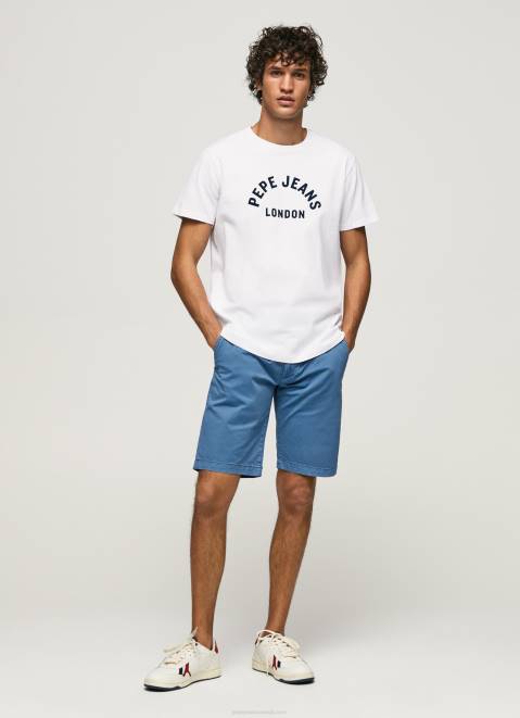 Pepe Jeans Cotton Chino Shorts Men Ozzy Z22X1133