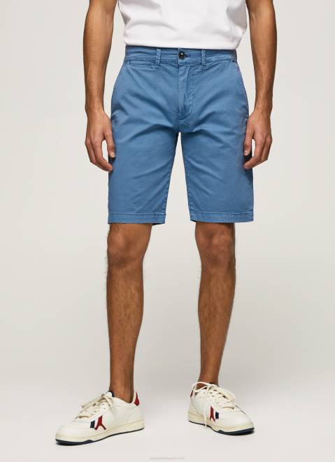 Pepe Jeans Cotton Chino Shorts Men Ozzy Z22X1133