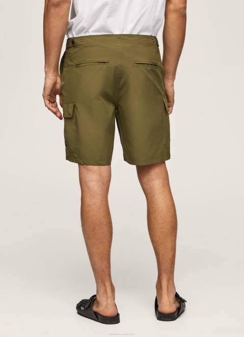 Pepe Jeans Fergus Cargo Swimsuit Shorts Men Harvard Khaki Z22X1141