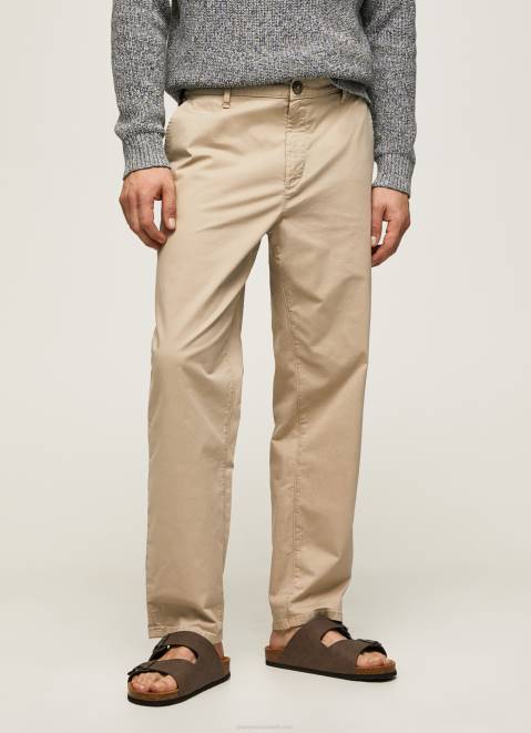 Pepe Jeans Harrow Regular Chino Trousers Men Malt Z22X1100