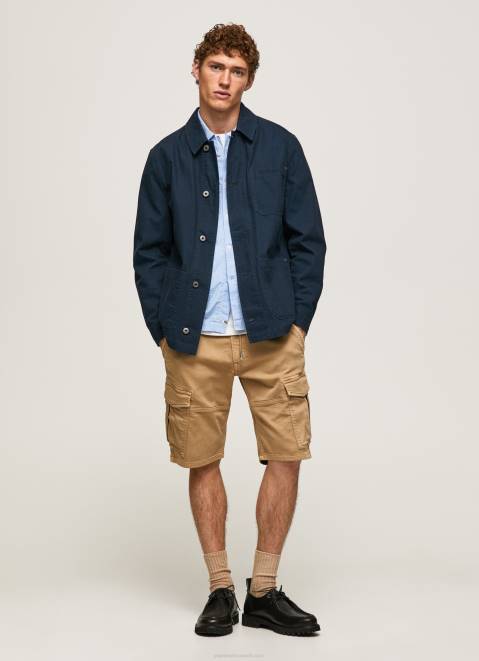 Pepe Jeans Jared Cargo Shorts Men Camel Z22X1114