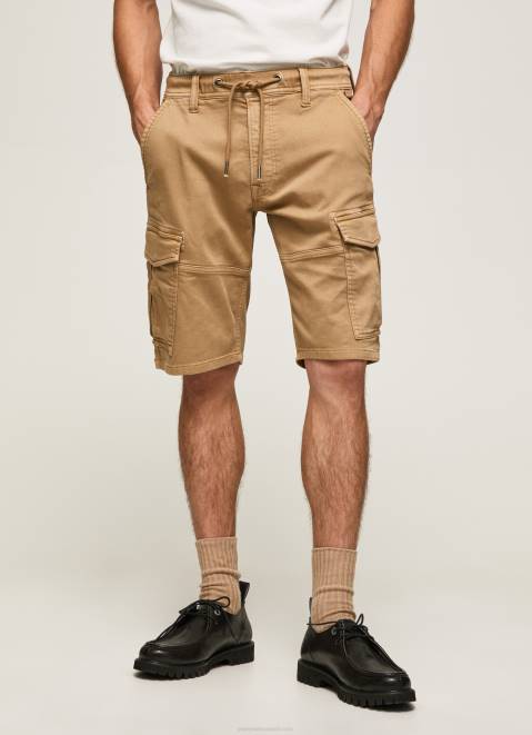 Pepe Jeans Jared Cargo Shorts Men Camel Z22X1114