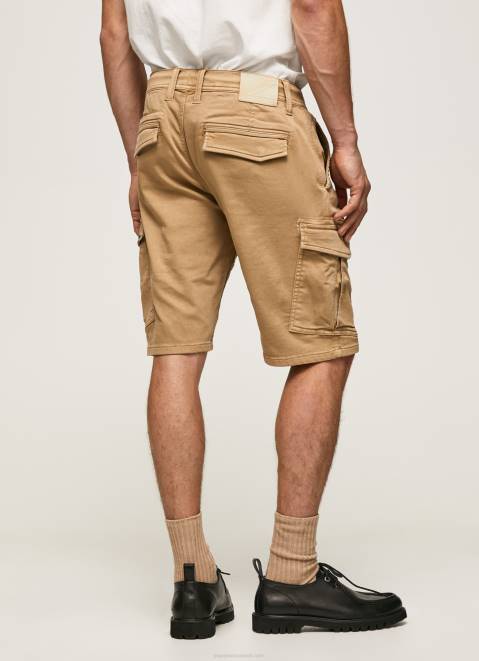 Pepe Jeans Jared Cargo Shorts Men Camel Z22X1114