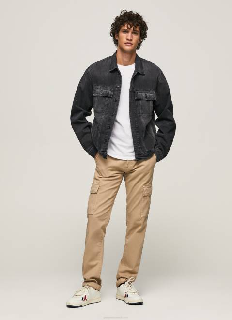 Pepe Jeans Sean Regular Fit Chino Pants Men Camel Z22X1127