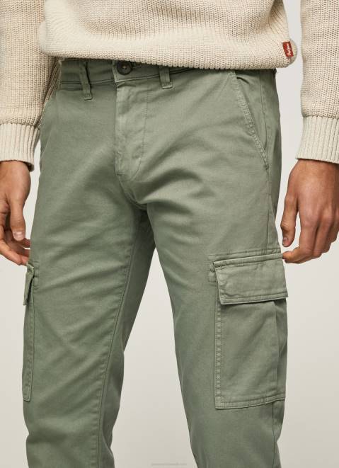 Pepe Jeans Sean Regular Fit Chino Pants Men Casting Z22X1126