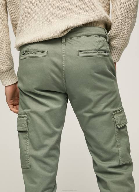 Pepe Jeans Sean Regular Fit Chino Pants Men Casting Z22X1126