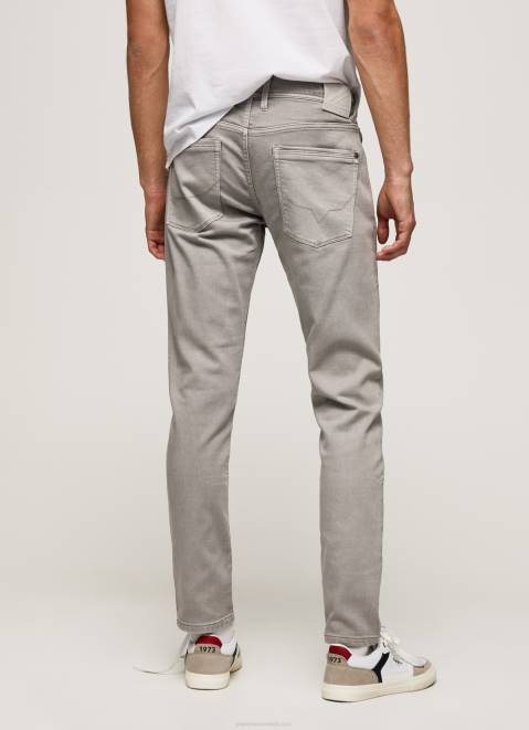 Pepe Jeans Stanley Regular Jogger Pants Men Argent Z22X1101