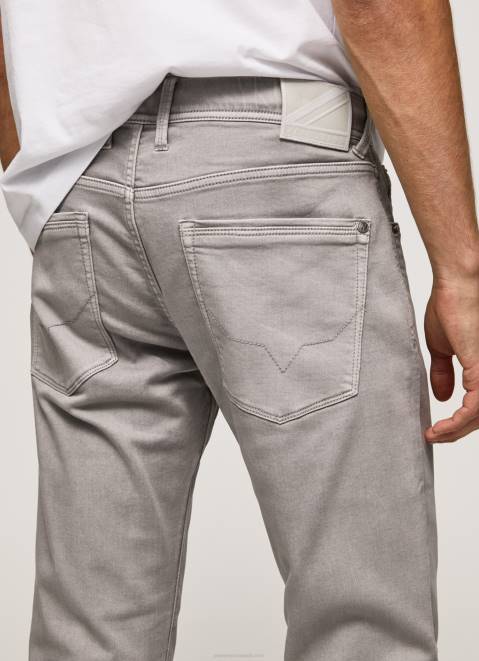 Pepe Jeans Stanley Regular Jogger Pants Men Argent Z22X1101
