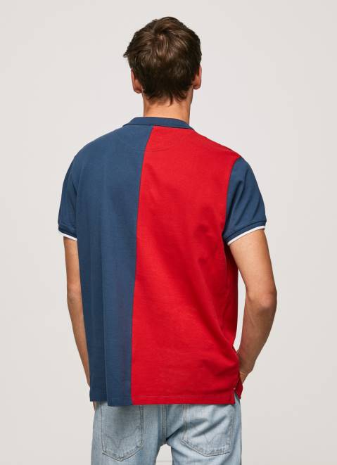 Pepe Jeans Colour Block Pique Polo Shirt Men Jarman Z22X1082