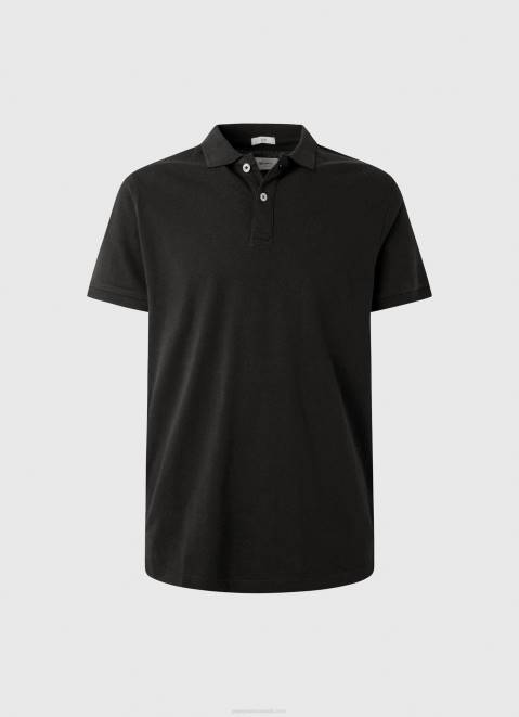 Pepe Jeans Logo T-Shirt Men Black Z22X1086