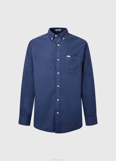 Pepe Jeans Fabio Regular Fit Oxford Shirt Men Dulwich Z22X1025