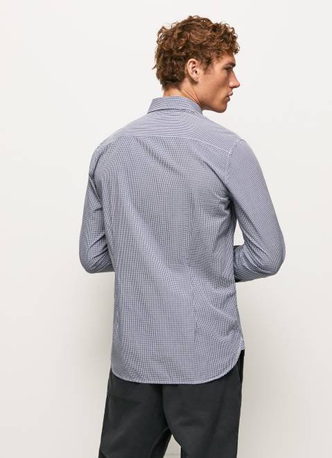 Pepe Jeans Lamar Checkered Poplin Shirt Men Jarman Z22X1046