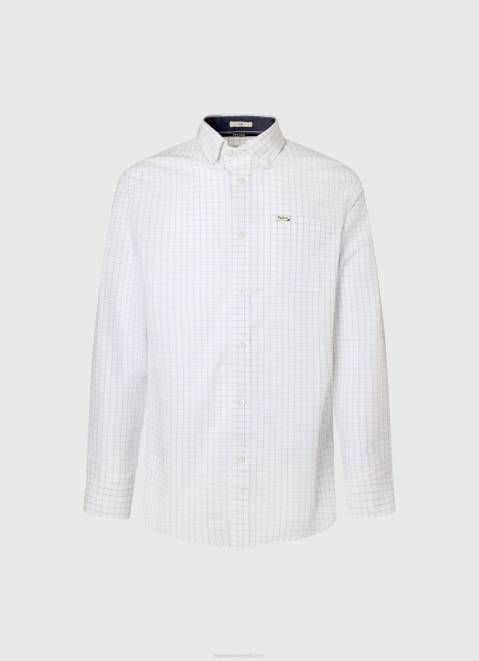 Pepe Jeans Larry Slim Fit Poplin Shirt Men Bleach Blue Z22X1028