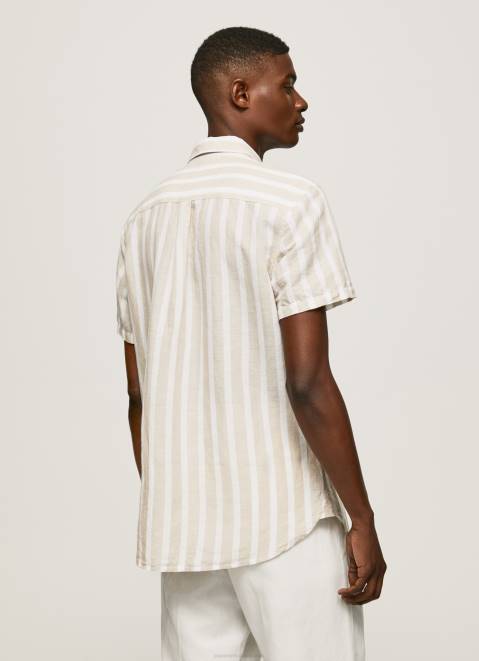 Pepe Jeans Latimer Short Sleeved Shirt Men Malt Z22X1061