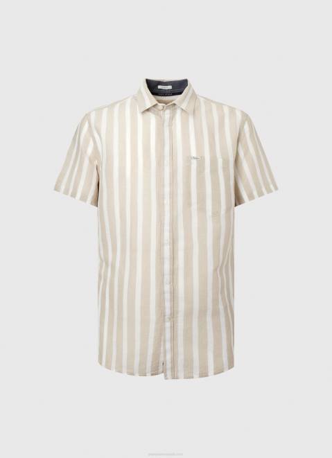 Pepe Jeans Latimer Short Sleeved Shirt Men Malt Z22X1061