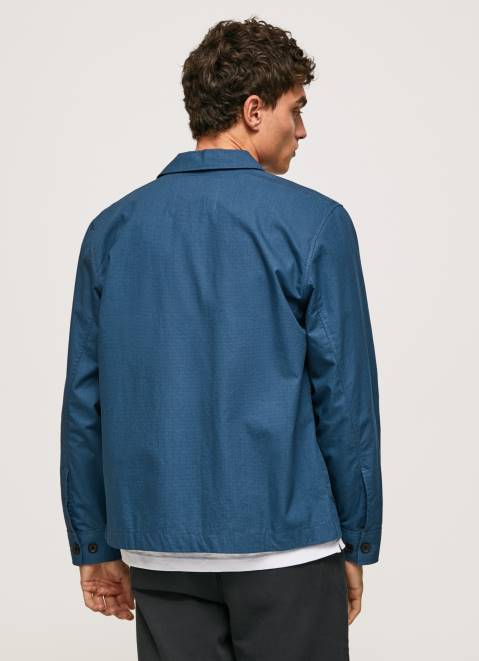 Pepe Jeans Leeds Straight Fit Overshirt Men Dulwich Z22X1032