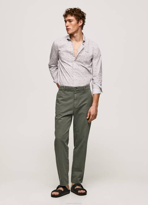 Pepe Jeans Lenora Slim Fit Poplin Shirt Men White Z22X1075