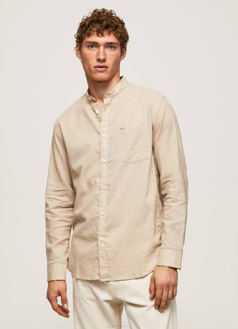 Pepe Jeans Levenshulme Regular Fit Shirt Men Malt Z22X1040