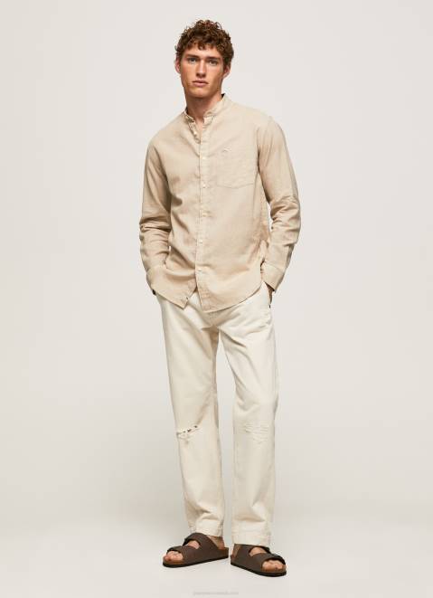 Pepe Jeans Levenshulme Regular Fit Shirt Men Malt Z22X1040
