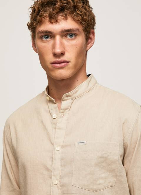 Pepe Jeans Levenshulme Regular Fit Shirt Men Malt Z22X1040