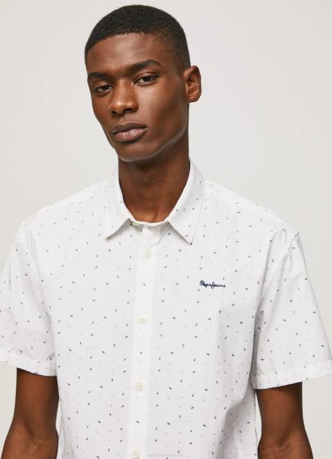 Pepe Jeans Lindenberg Short Sleeved Shirt Men White Z22X1063