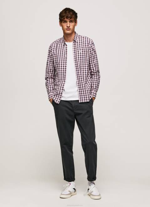 Pepe Jeans Load Two-Toned Checkered Shirt Men Jarman Z22X1066
