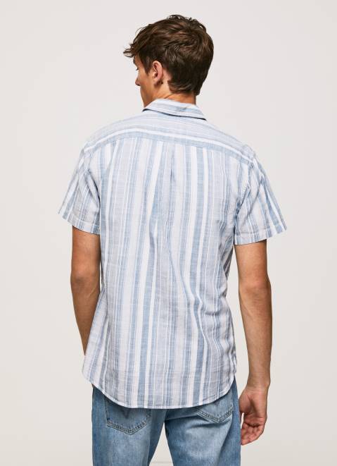 Pepe Jeans Luther Slim Fit Striped Shirt Men Jarman Z22X1056