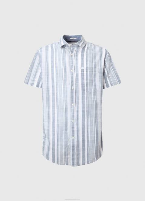 Pepe Jeans Luther Slim Fit Striped Shirt Men Jarman Z22X1056