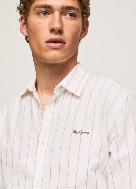 Pepe Jeans Lynton Regular Fit Oxford Shirt Men White Z22X1034