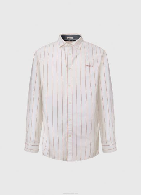 Pepe Jeans Lynton Regular Fit Oxford Shirt Men White Z22X1034