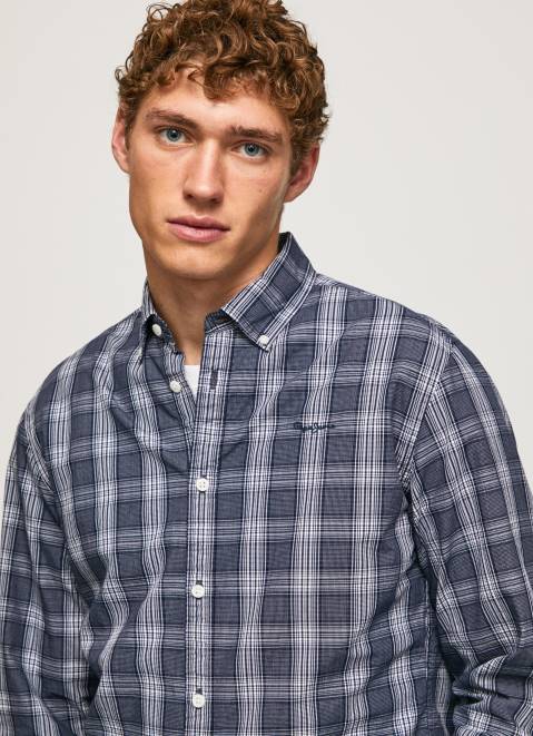 Pepe Jeans Lynwood Regular Fit Checked Shirt Men Dulwich Z22X1033