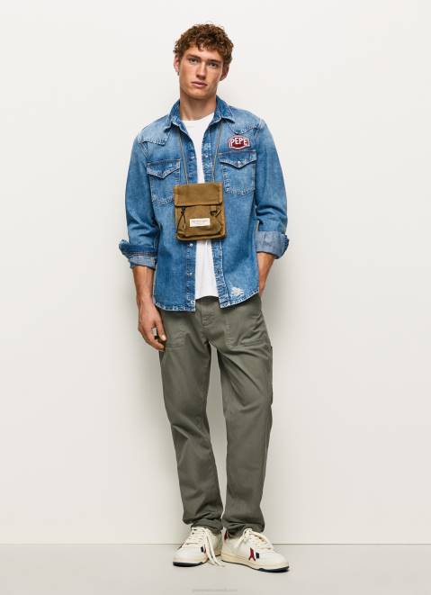 Pepe Jeans Noah Regular Fit Denim Shirt Men Denim Z22X1049
