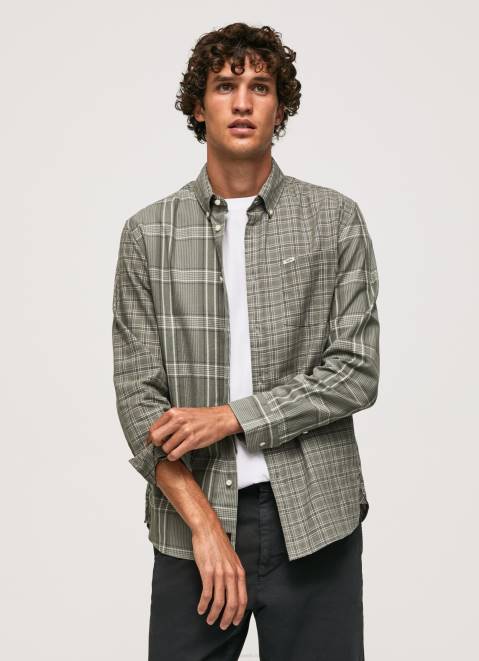 Pepe Jeans Regular Fit Mixed Checks Shirt Men Casting Z22X1038