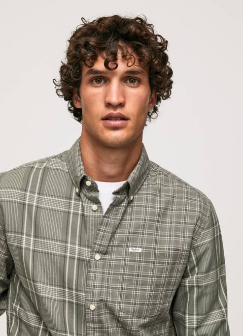 Pepe Jeans Regular Fit Mixed Checks Shirt Men Casting Z22X1038
