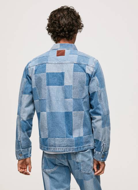 Pepe Jeans Relaxed Fit Denim Overshirt Men Denim Z22X817