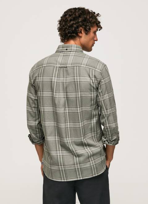 Pepe Jeans Slim Fit Checked Shirt Men Casting Z22X1036