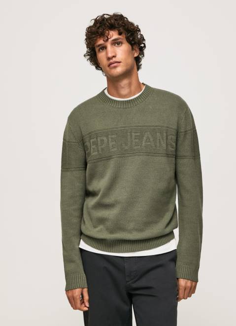 Pepe Jeans Cotton Round Neck Jersey Men Casting Z22X856