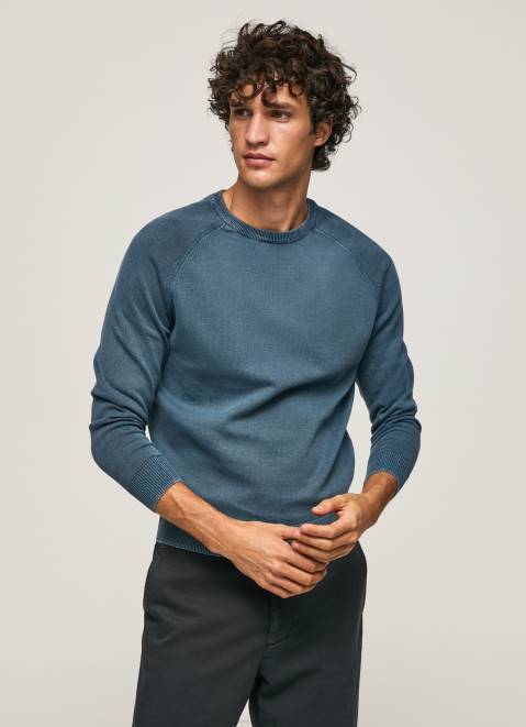 Pepe Jeans Round Collar Cotton Jersey Men Jarman Z22X864